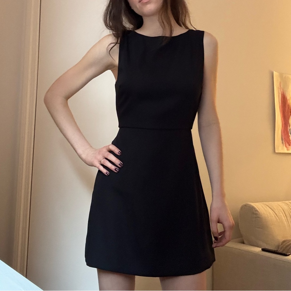 Babaton Classic Black Mini Dress